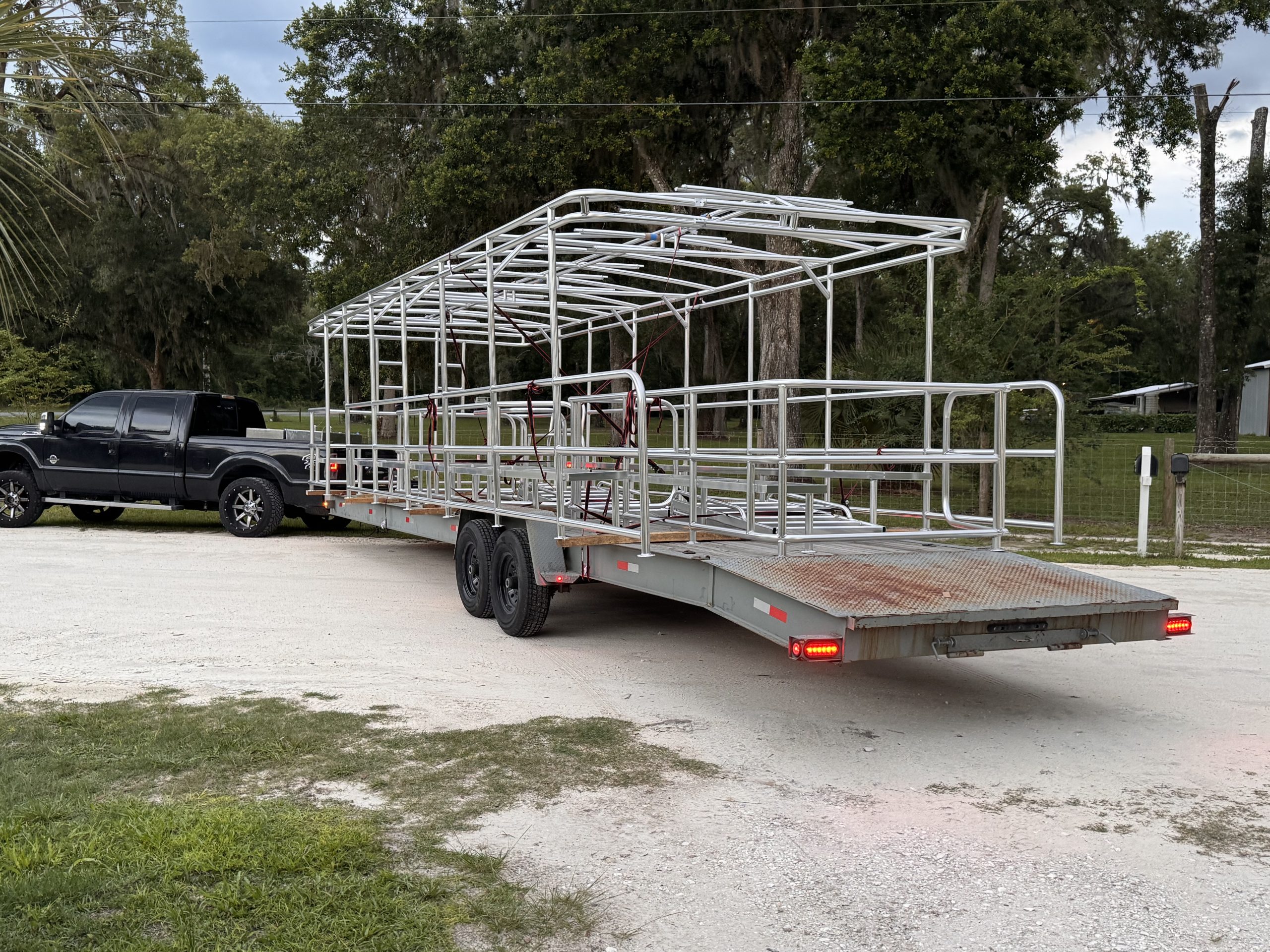 Custom Aluminum Boat Rails Fabrication