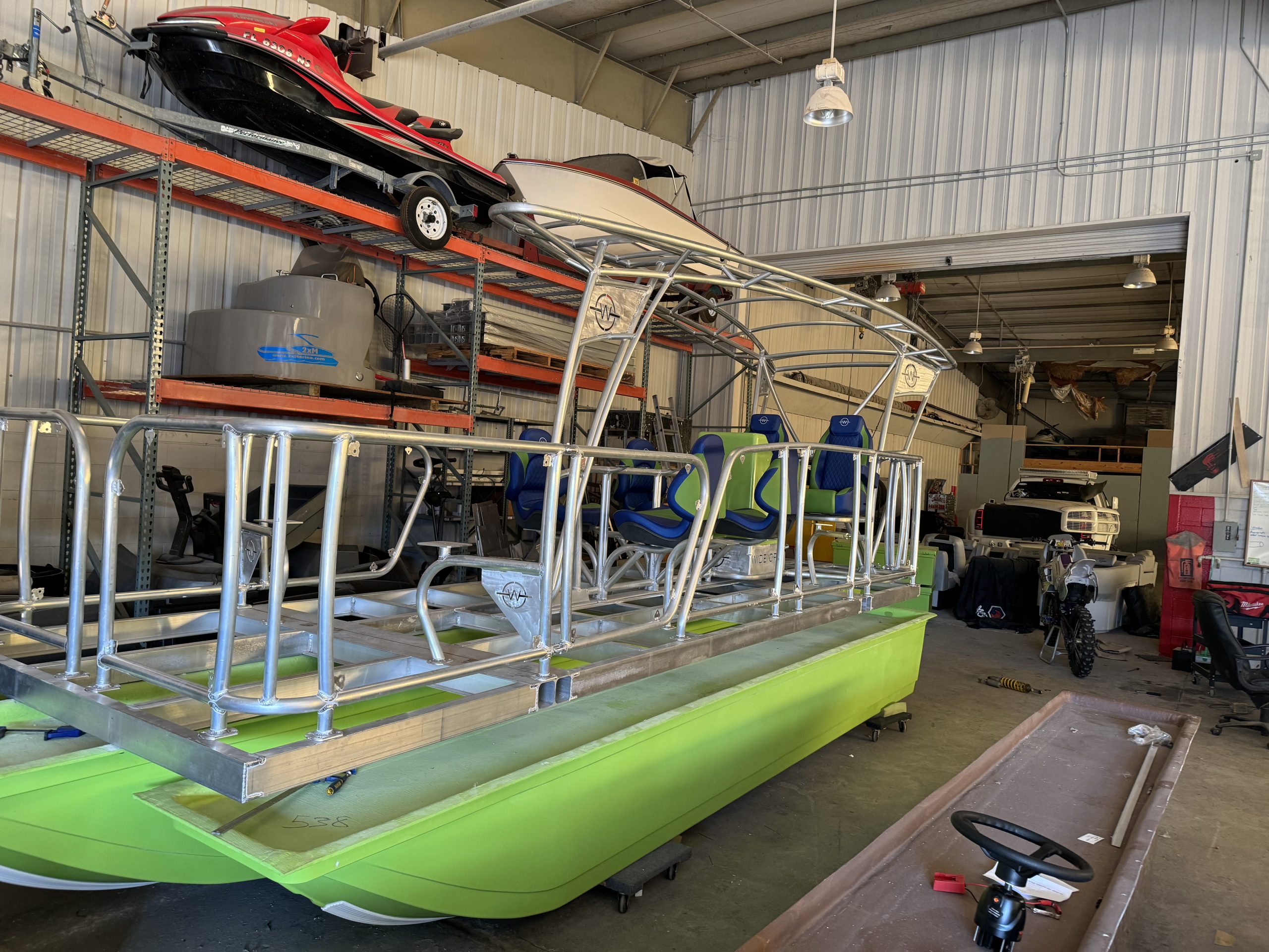 Custom Boat T Tops Fabrication